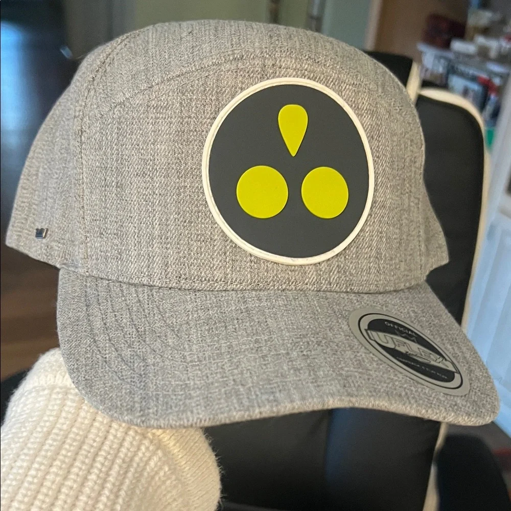 # 0885+ Unisex Gray International Home Headwear UFlex Cap with Logo - Picture 5 of 6